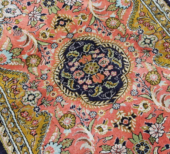 Image 1 of Original Echte Reine Seide Hereke 125 X 78 Cm Top Zustand