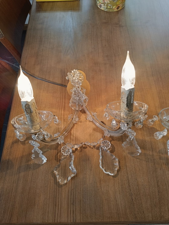 Set Maria-Theresia-Wandlampen – Wandleuchten, Metal, Glass (photo 3 of 7)