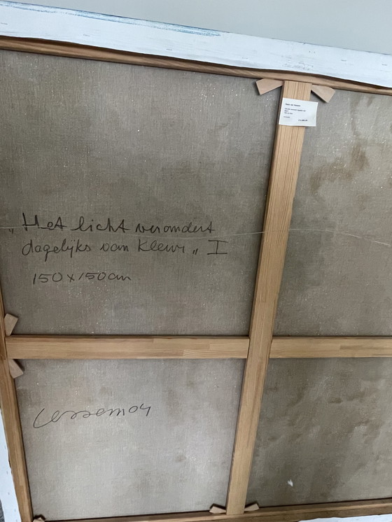 Image 1 of 2x Olieverf schilderijen di Henk van Vessem