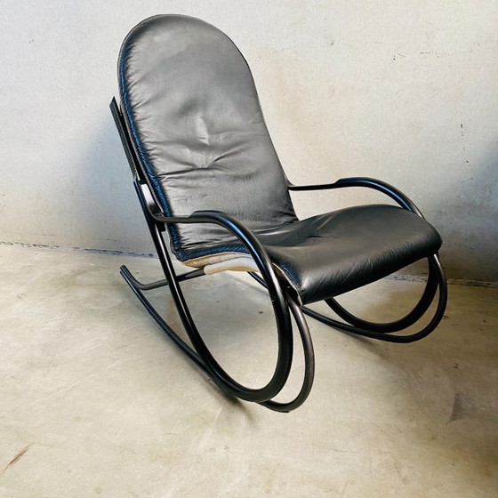 Image 1 of Schaukelstuhl „Nonna“, entworfen von Paul Tuttle für Strässle International, Schweiz