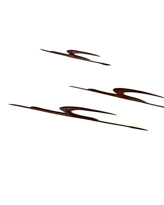 Image 1 of Gru in teak d'epoca della famiglia '60