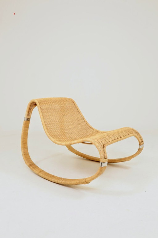 Poltrona vintage James Irvine per sedia a dondolo Ikea