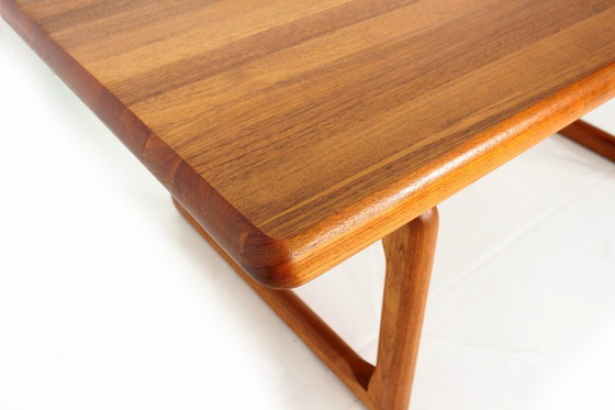 Image 1 of as new! TSM TARM Stole & Møbelfabrik Danish Mid - Century entirely solid Teak Coffee Table / Vintage Coffee Table