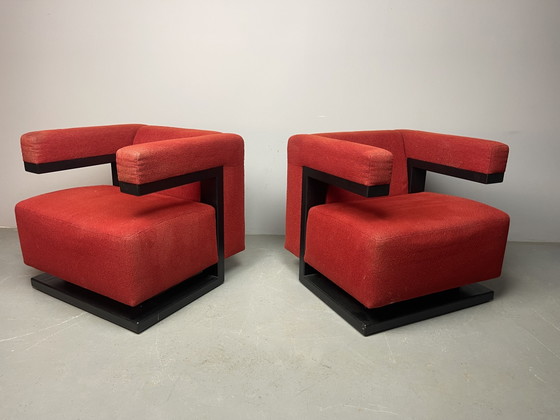 Conjunto de dos sillones Walter Gropius F51 Bauhaus para Tecta. Alemania, década de 1980. Ref.: CH2009 – Wood (photo 4 of 15)