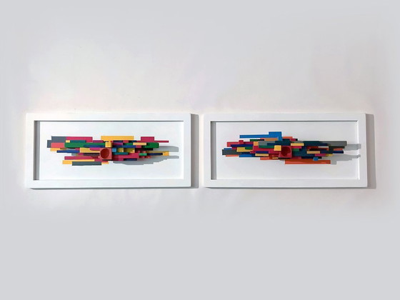 Image 1 of sculpture murale set of 2 Vormalux nr 2 + 3