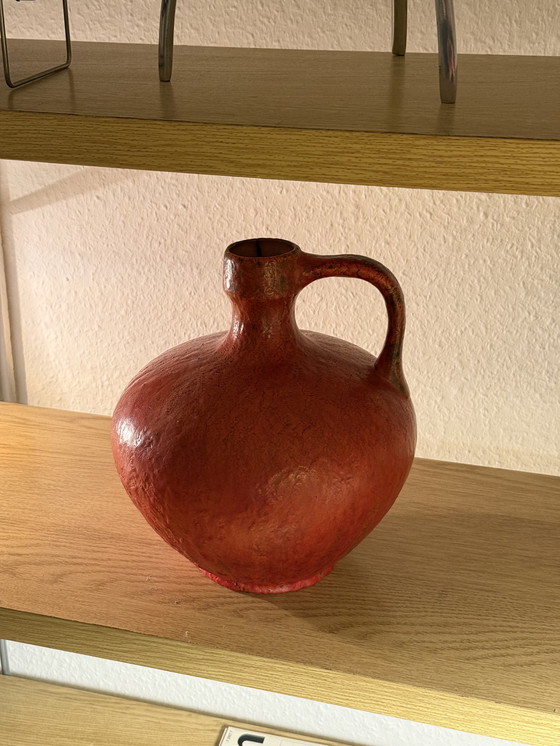 Image 1 of Ruscha Vase 340 Vulkano FAT Lava Kurt Tschörner 