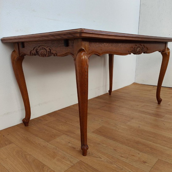 Vintage country dining table. Extendable and dismountable. – Wood (photo 5 of 23)