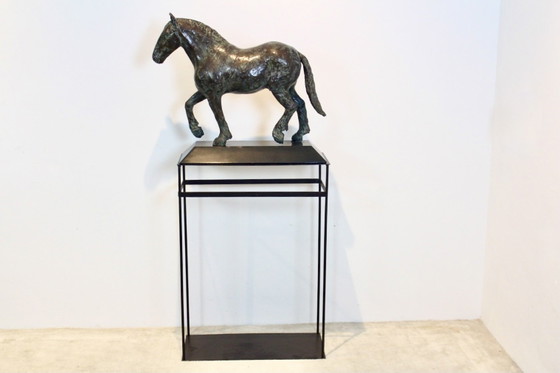 Bronze Pferd Bildhauerei von Cocky Duijvesteijn, Metall (Foto 3 von 13)
