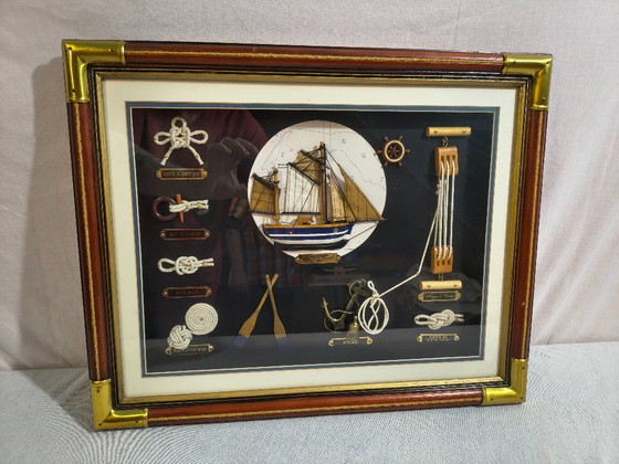Image 1 of Schiffsdiorama-Rahmen in Glas
