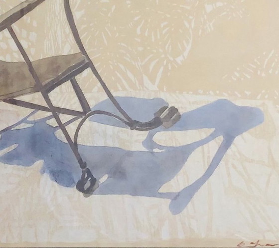 Image 1 of Sam Szafran (1934-2019) Lilette à la chaise de Gaudi, 2007
