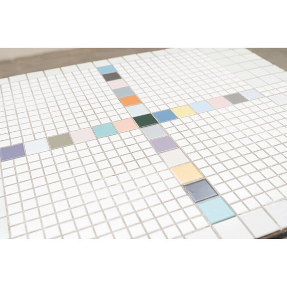 Image 1 of Vintage table with mosaic tiled top, 1950s