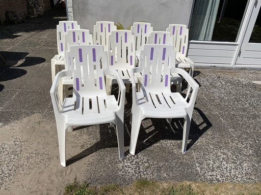 9x Pierre Paulin Mambo & Samba Chairs Henry Massonnet