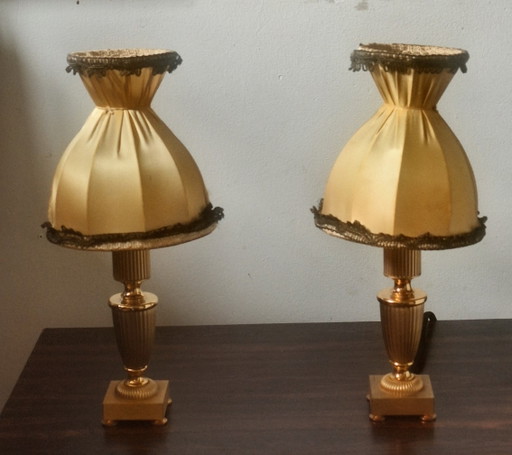 Hollywood Regency Style Table Lamps