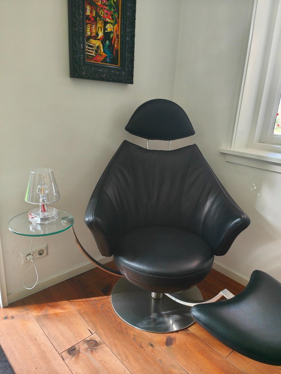 Ipdesign Satellite – Sessel, Glas, Leder (photo 3 of 12)