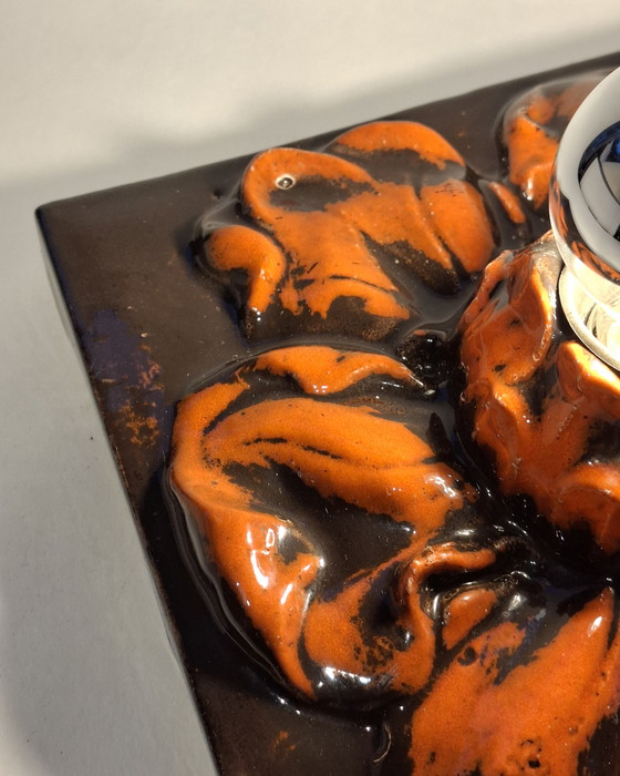 Image 1 of Grande lampada da parete in ceramica vintage