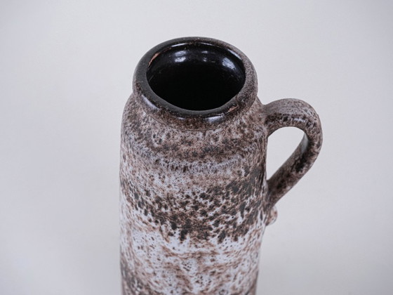Image 1 of Keramikvase mit Henkel, deutsches Design, 1960er Jahre, hergestellt in Westdeutschland