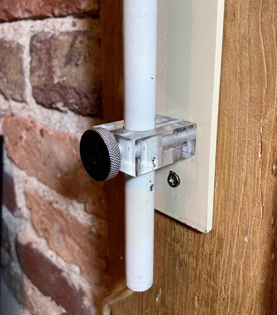 Image 1 of Grande lampada da parete ad arco Dijkstra in acciaio e acrilico