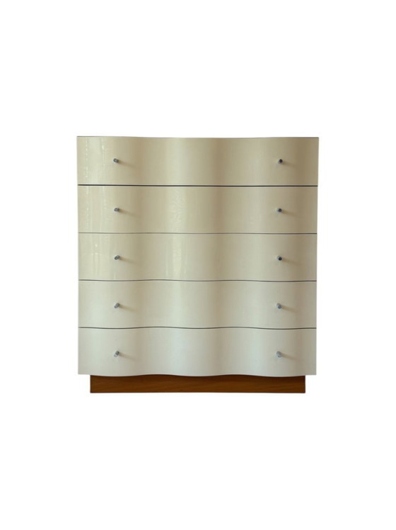 Image 1 of Cassettiera vintage Vajer bianca Tomas Jelinek Ikea