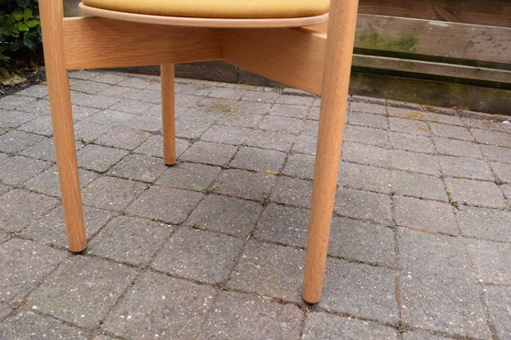 Image 1 of Set di 6 sedie TAKT Cross – Rovere / Seduta gialla
