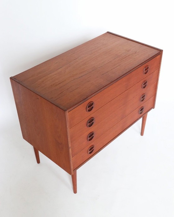 Image 1 of Commode vintage en teck, design danois, meuble du milieu du siècle
