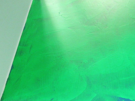 Image 1 of % SALE % -- Box - vintage wooden wall shelf (green)