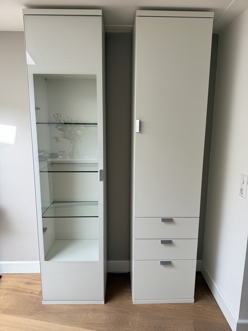 Hulsta Closet and Display Cabinet Set
