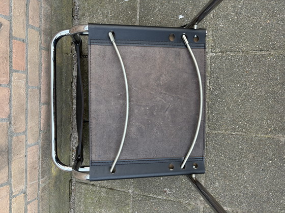 Image 1 of 2 chaises traîneaux vintage, ressemblant aux S34 / MG5