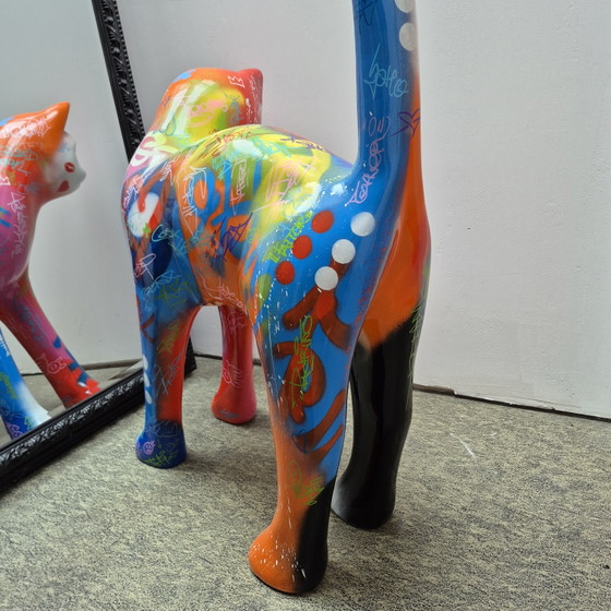 Image 1 of Statue de chat en polyester