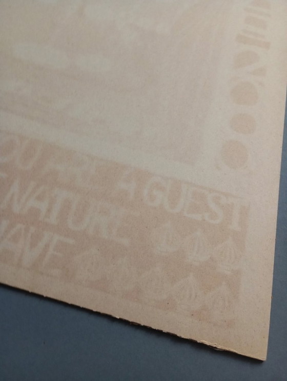 Image 1 of Friedensreich Hundertwasser 'Arca di Noè' manifesto firmato a mano pezzo sperimentale, 1983 RRR