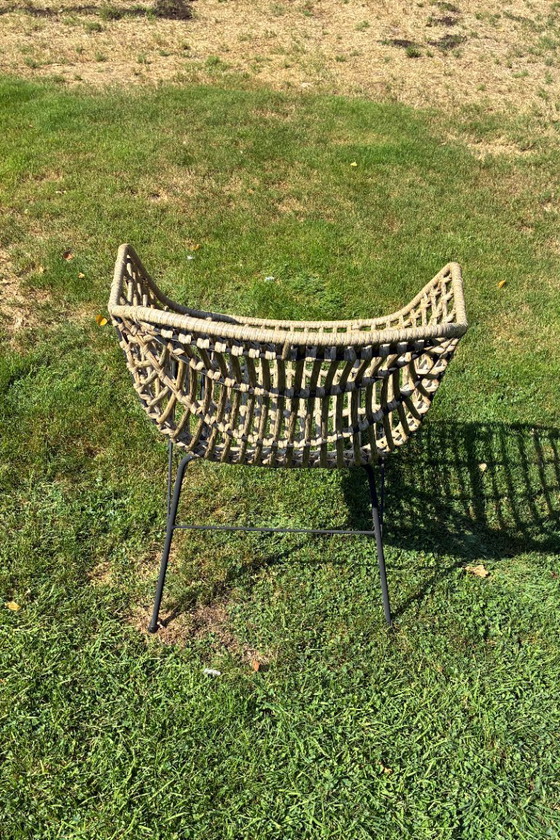2x Tuin Stoel – Tuinstoelen, Rattan (photo 5 of 7)