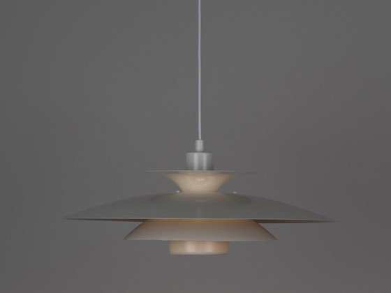 Vintage Kurt Wiborg Hanglamp voor Jeka, 47 cm, Deens Mid-Century Design, Scandinavische Plafondlamp (photo 3 of 13)