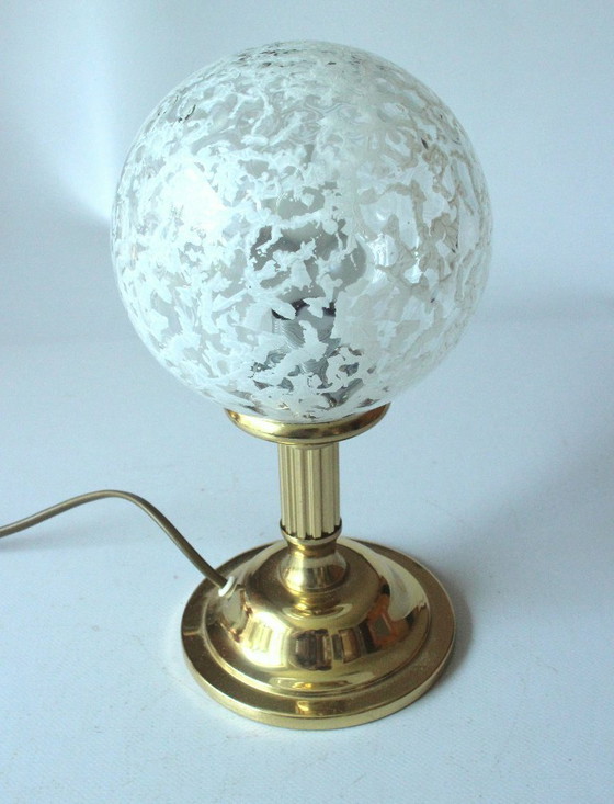 Image 1 of Lámpara de mesa con diseño de los años 70, lámpara de globo
