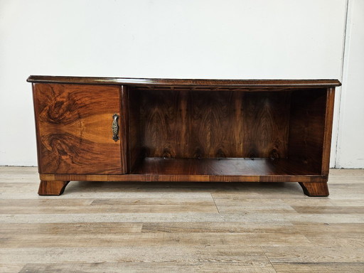 1940s Art Decò dressing table in walnut