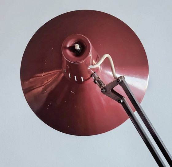 Image 1 of Terry Hala architectural industrial  table lamp. by H. Busquet for Hala,