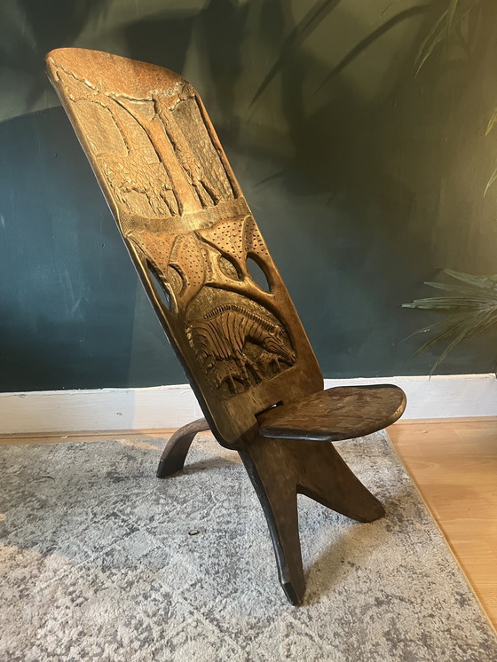 Image 1 of African chair vintage