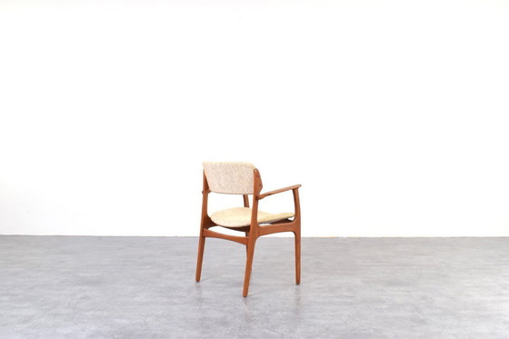 Image 1 of Teak Dining Chair by E. Buch for O.D. Møbler, 1960s