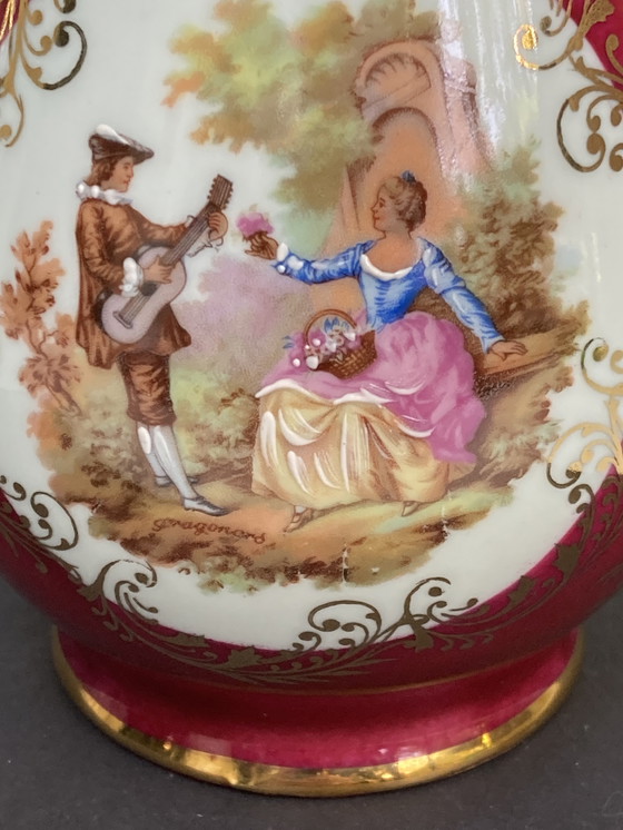 Image 1 of Vase en porcelaine de limoges vintage 80’S