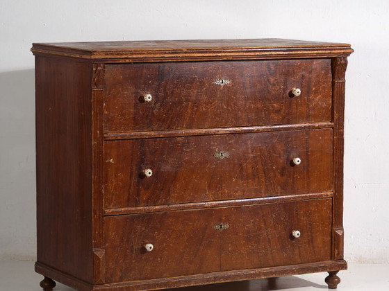 Large antique chest of drawers (c.1920) #25 (photo 2 of 40)