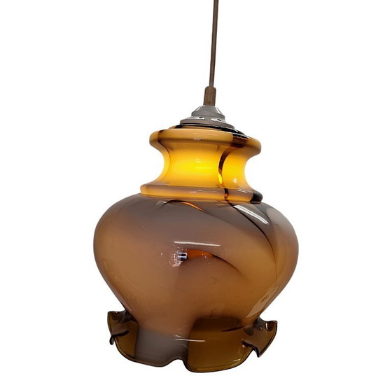 Image 1 of Lampada a sospensione francese vintage a calice