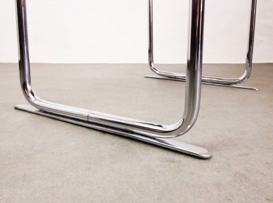 Image 1 of Tavolo Bauhaus in cromo di Marcel Breuer "Carmin piccolo"