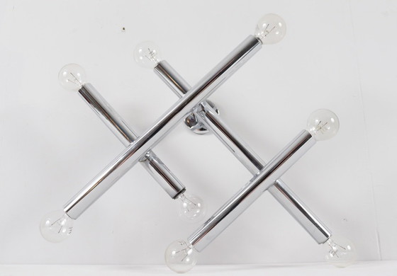 Image 1 of Lampada da parete/soffitto del Mid Century di Temde, Germania, anni '70