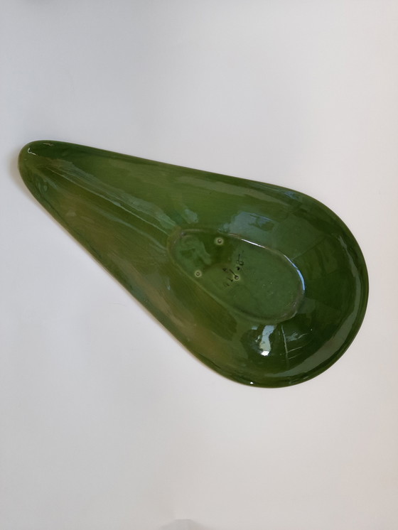 Image 1 of Große Platte Keralux Geflochtene Keramik 50s