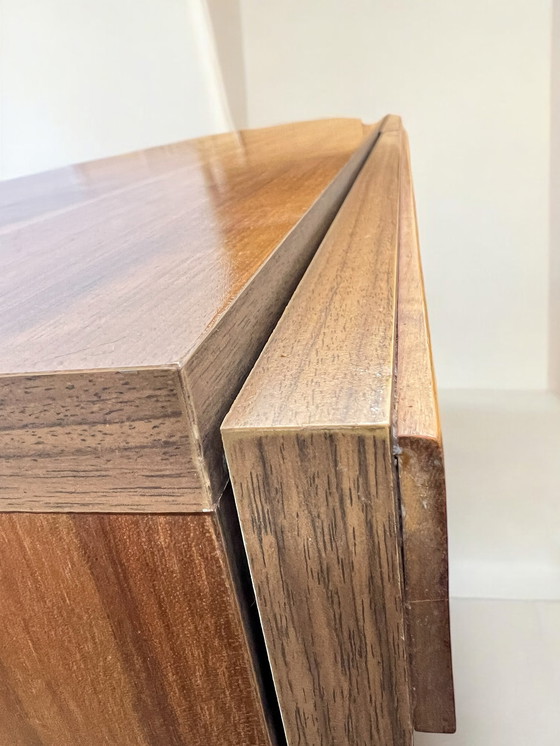 Image 1 of Palette Möbelwerk - German Mid - Century highboard from the 1972s with proof of delivery and brand label