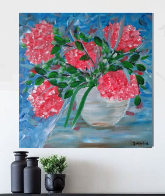 Image 1 of Fiori in vaso pittura (8)