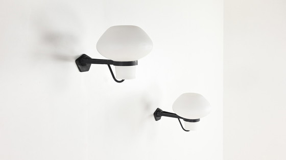 Image 1 of 4X Erik Gunnar Asplund, “GA9” Wall Lights for ASEA, Sweden 1940s