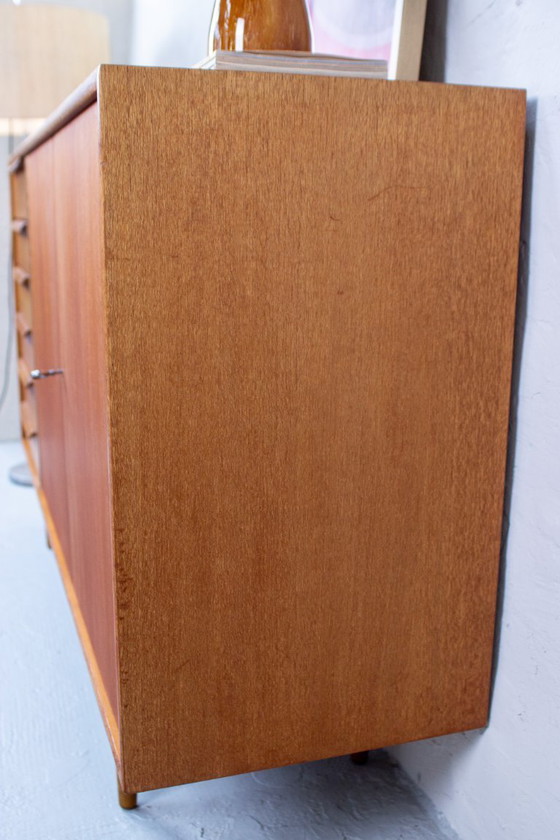 Image 1 of Vintage teak sideboard highboard chest of drawers 60s Danish