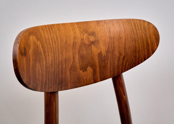 Image 1 of Juego de 4 sillas de comedor, TON, década de 1960, Checoslovaquia