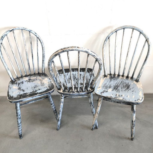 Sedie da bar Brocante vintage (sala da pranzo, sedia da camera)