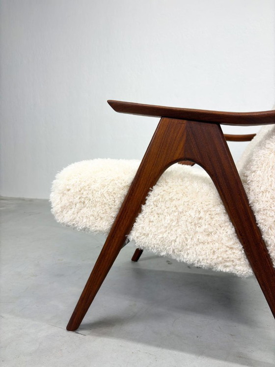 Poltrona in stile metà secolo con tessuto soffice – Poltrone, Wood (photo 9 of 16)