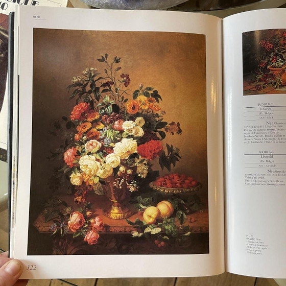 Henri Robbe, Bunch of Flowers Still Life, Oil on Panel, 1840s – Paintings & Drawings, Wood (photo 15 of 18)